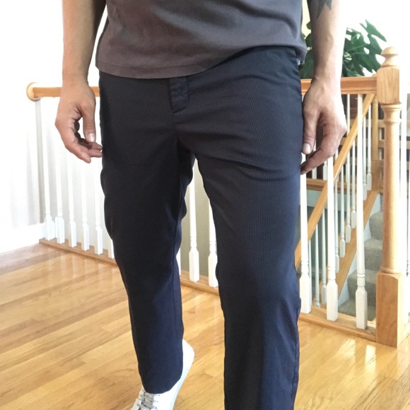 Nike Other - Nike Dri Fit Golf Pants Striped Stretch Black Gray